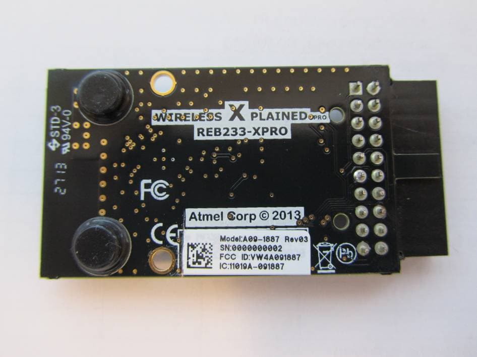 ATREB233-XPRO - FCC ID VW4A091887 - Microchip Technology Inc.