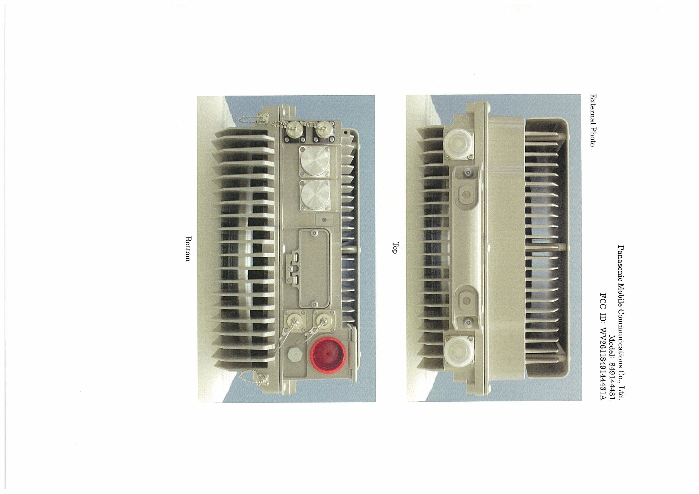 RRH4x40-PCS KS24829L11 - FCC ID WV2611849144431A - Panasonic Mobile Communications Co., Ltd.