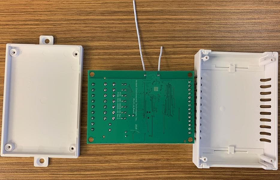 Low Voltage Thermostat - FCC ID XEY-ZX-LV - VERDANT ENVIRONMENTAL TECHNOLOGIES