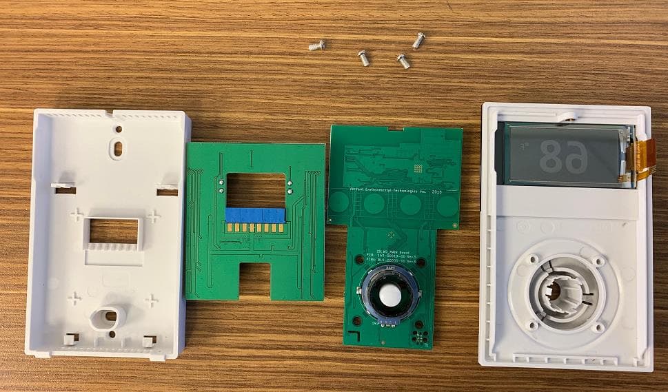 ZX Wired Thermostat - FCC ID XEY-ZX-WU - VERDANT ENVIRONMENTAL TECHNOLOGIES