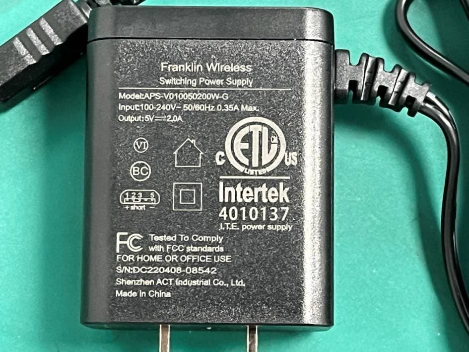 Home Phone Connect - FCC ID XHG-T720G - Franklin Technology Inc.