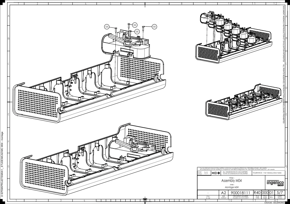 Class B Computing Device Peripheral - FCC ID XKB-IMP40C - INGENICO