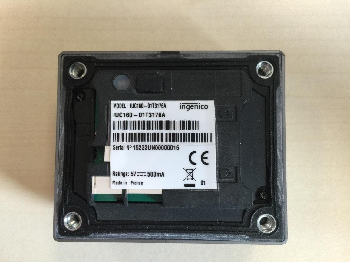 Contactless payment terminal - FCC ID XKB-IUC16XCL - INGENICO
