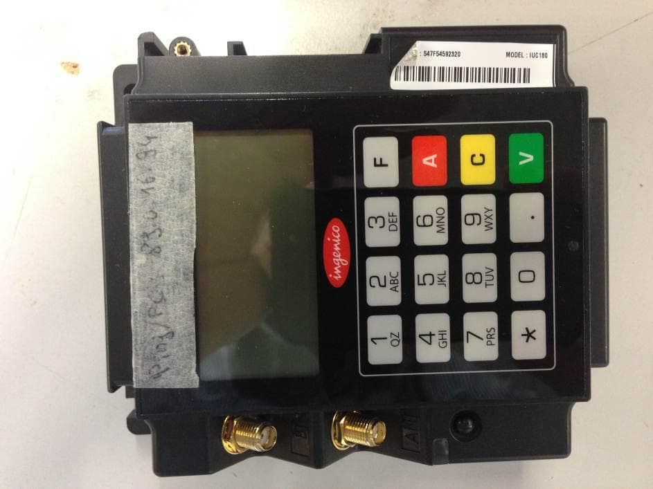 Digital Device - FCC ID XKB-IUI12X-RF - INGENICO