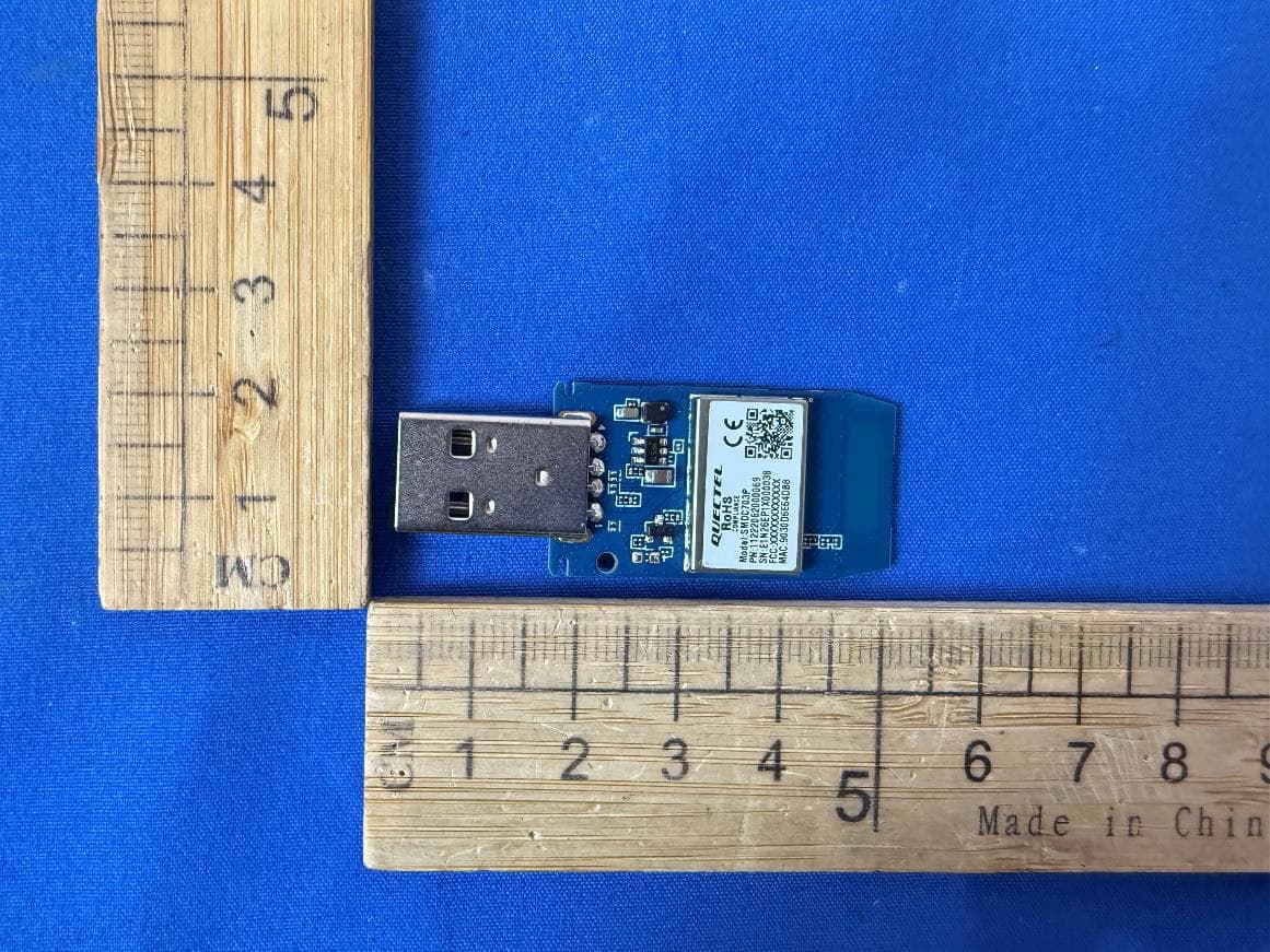 2.4GHz Wi-Fi Dongle - FCC ID XMR202606SMDC703P - Quectel Wireless Solutions Company Limited