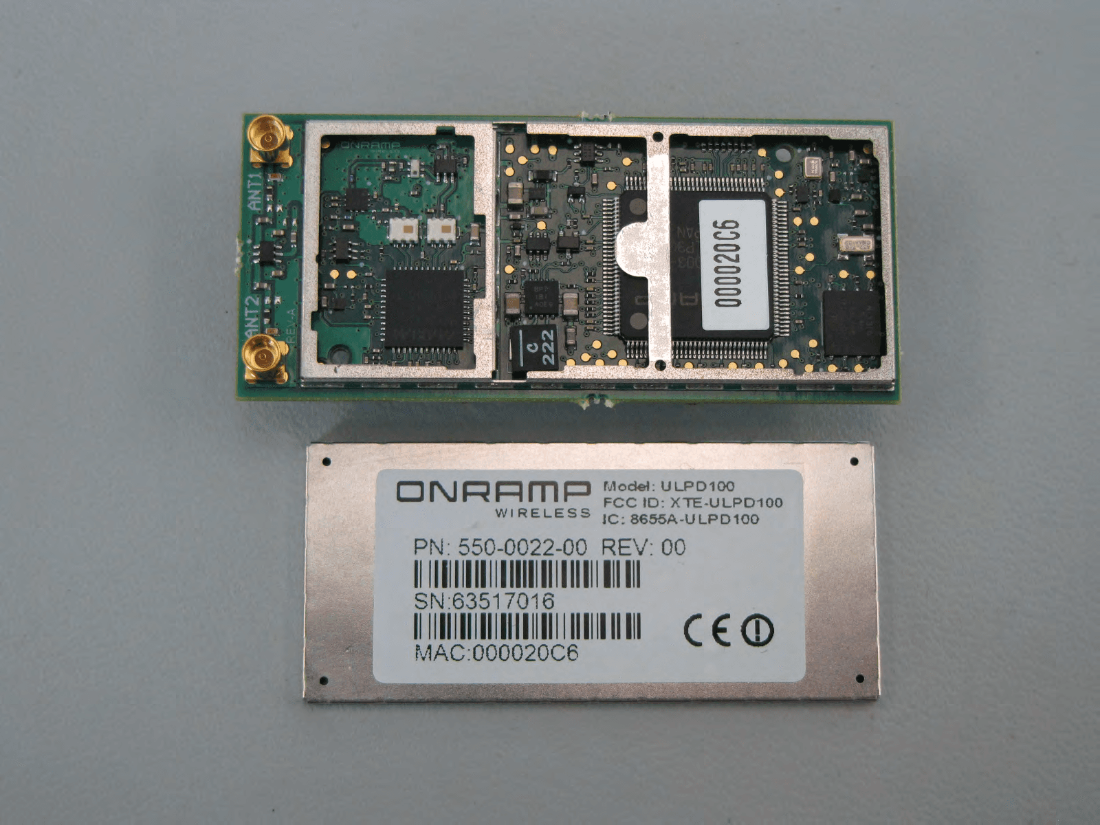 The ULP dNode is a wireless network module - FCC ID XTE-ULPD100 - Ingenu