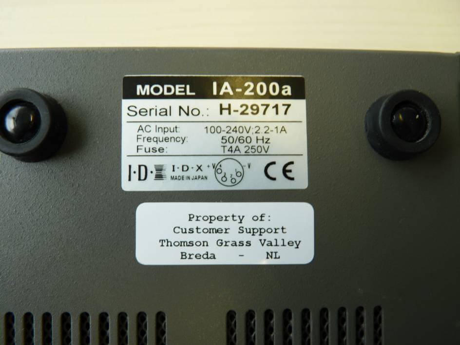 SD Wireless RF Module 2.4-2.5 Ghz - FCC ID Y2ULDK5451-24 - Grass Valley Nederland B.V.