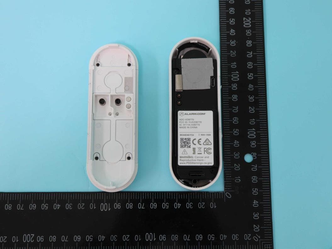 Video Doorbell - FCC ID YL6VDB770X - Alarm.com Incorporated