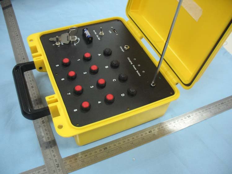FSK 12CH Cased Transmitter - FCC ID YMU-TCF200SP - RFRemotech Company