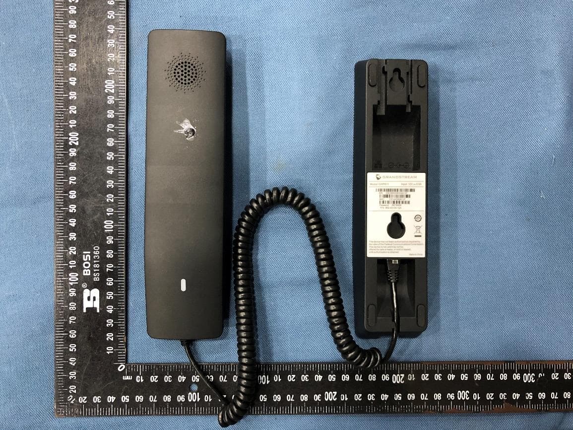 Compact Hotel Phone - FCC ID YZZGHP61X - Grandstream Networks, Inc.