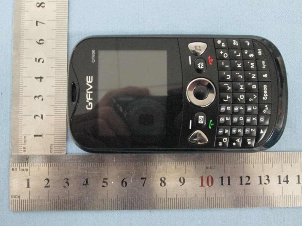 Mobile Phone - FCC ID Z3JQT600 - G'FIVE INTERNATIONAL LIMITED