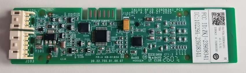 RFID Module - FCC ID ZKJ-239D8341 - Haier US Appliance Solutions, Inc.