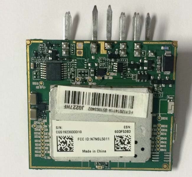 GPS Navigation Device with CDMA2000 and Bluetooth - FCC ID ZOQAT-150 - Verizon Connect