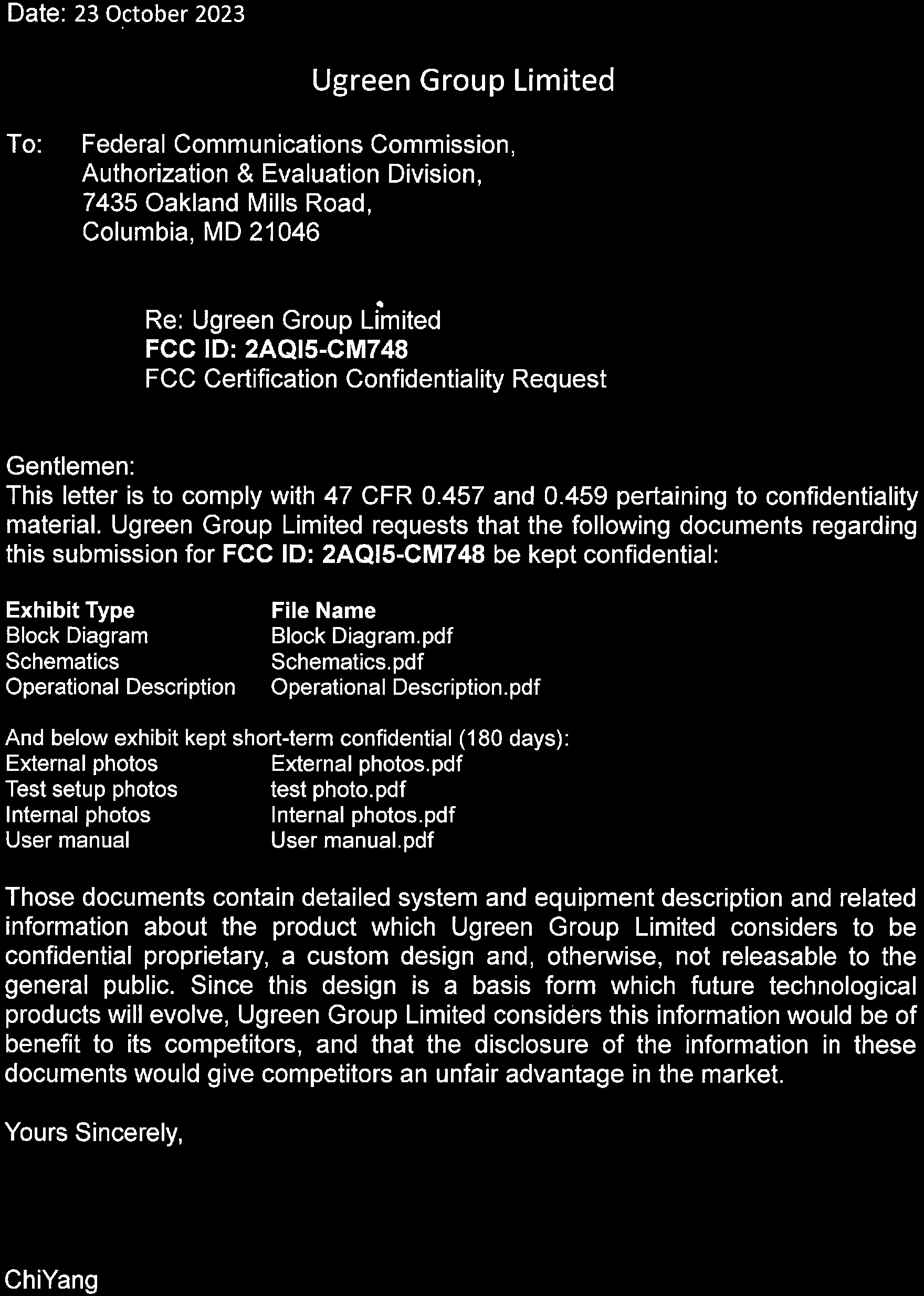 Product image for 2AQI5-CM748
