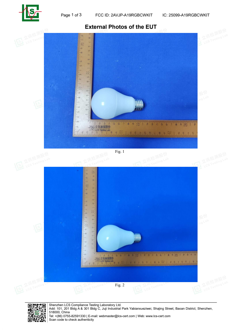 Product image for 2AVJP-A19RGBCWKIT