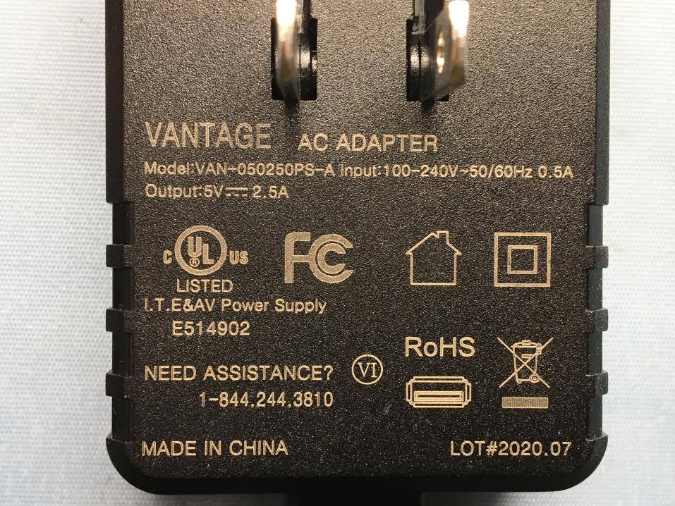 Product image for 2AXCJ-VANW4F01