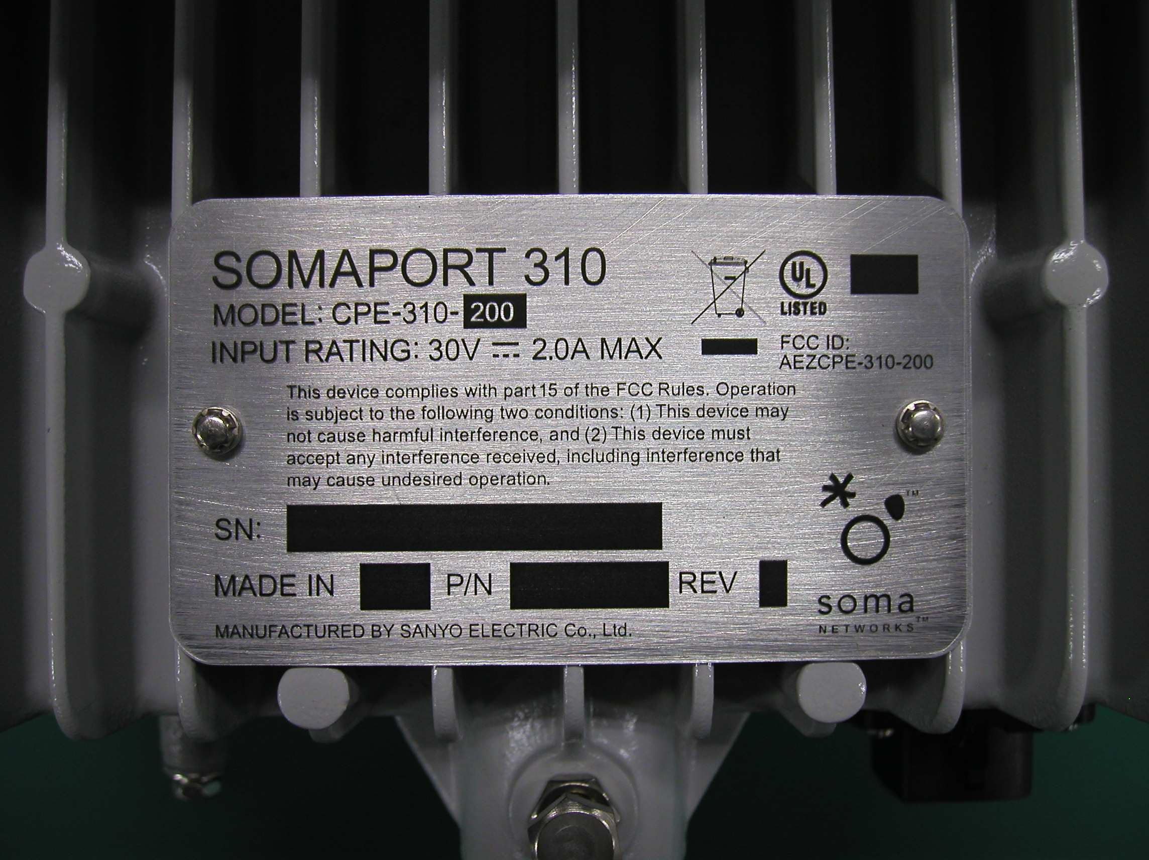 Product image for AEZCPE-310-200