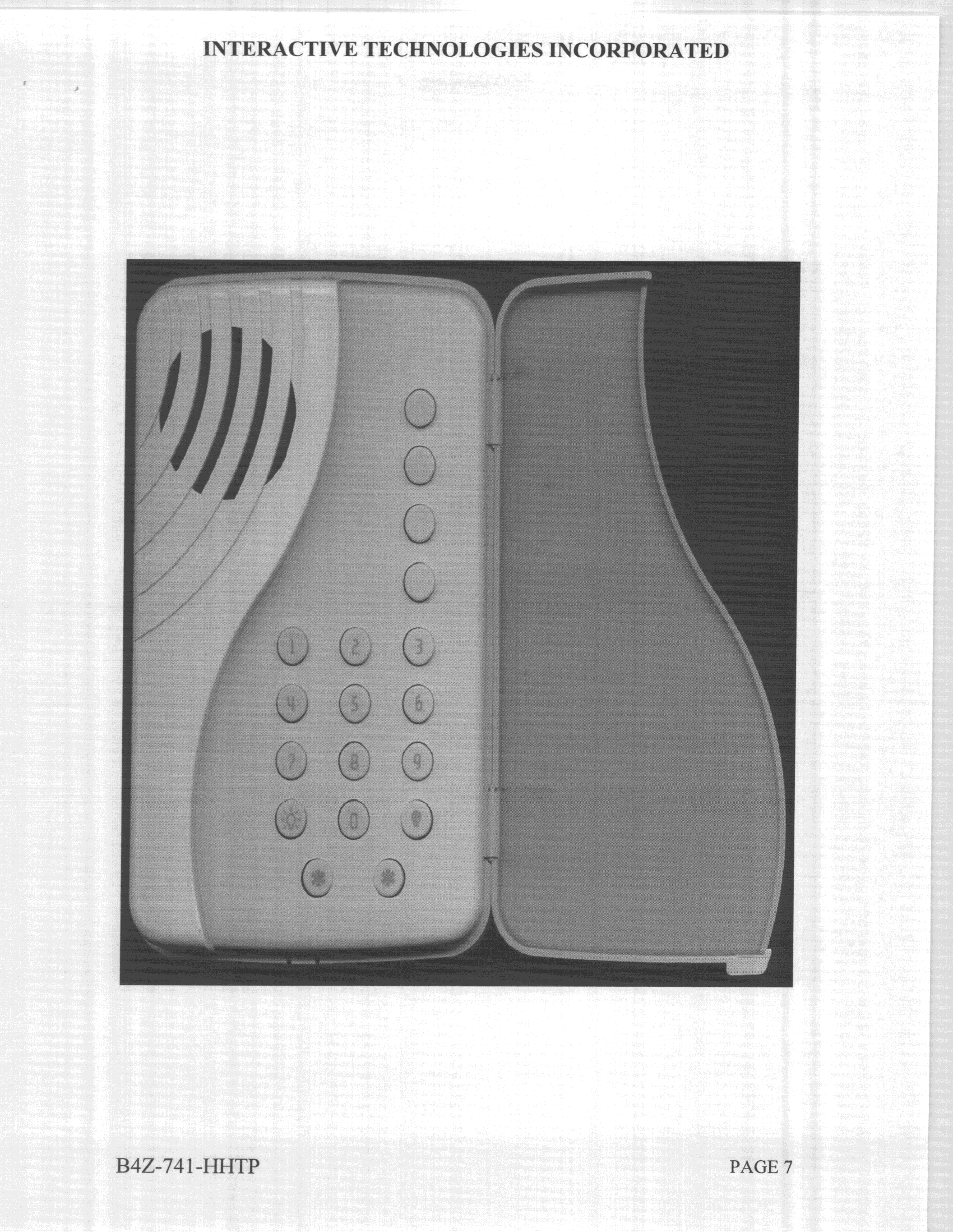 Product image for B4Z-741-HHTP