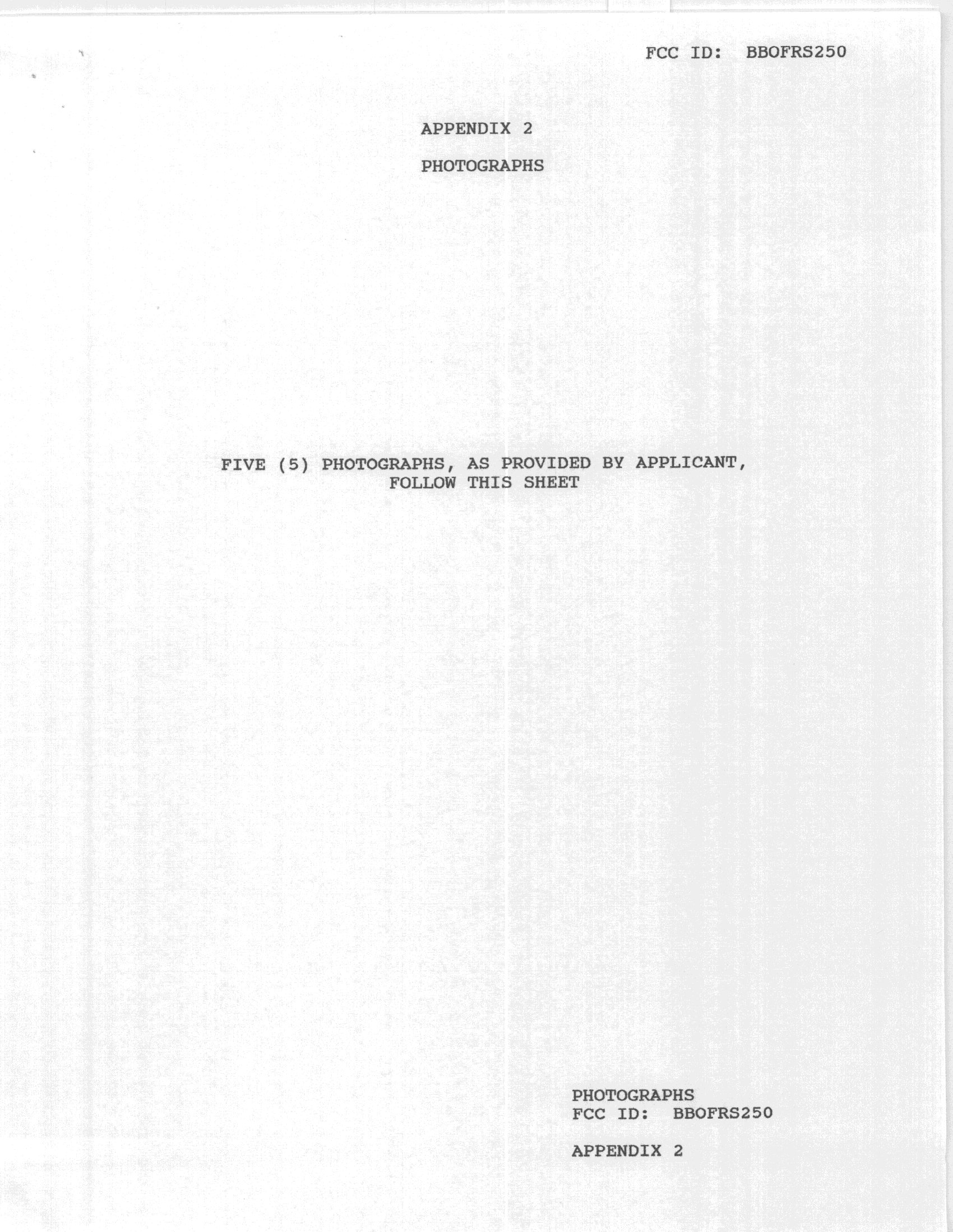 Product image for BBOFRS250