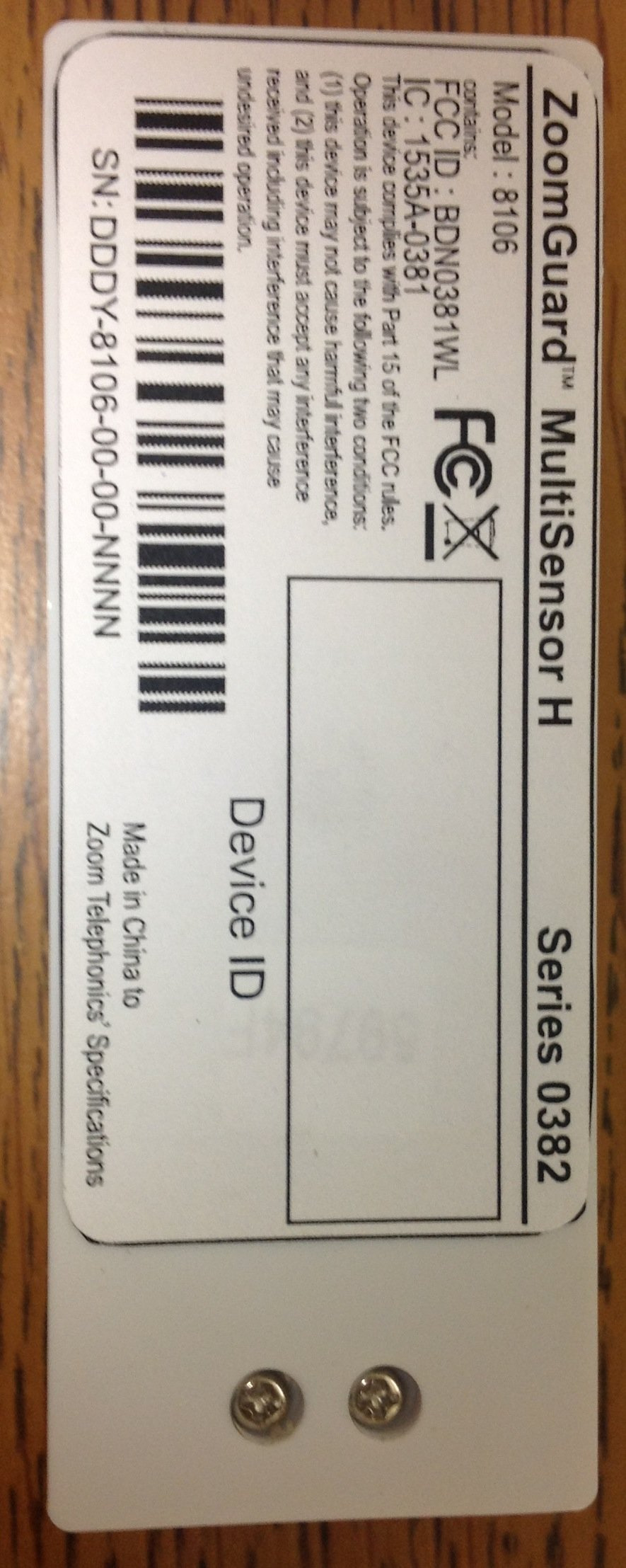 Product image for BDN0381WL