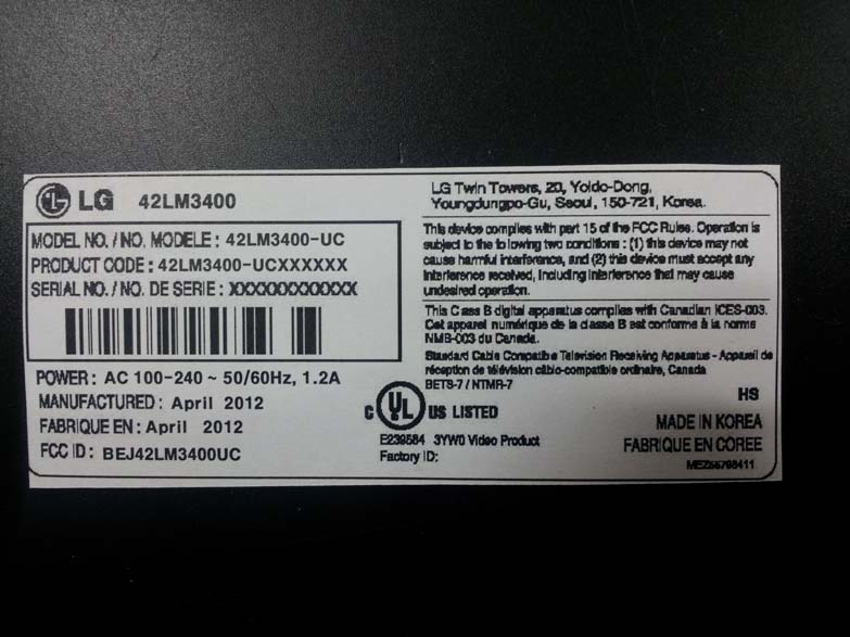 Product image for BEJ42LM3400UC