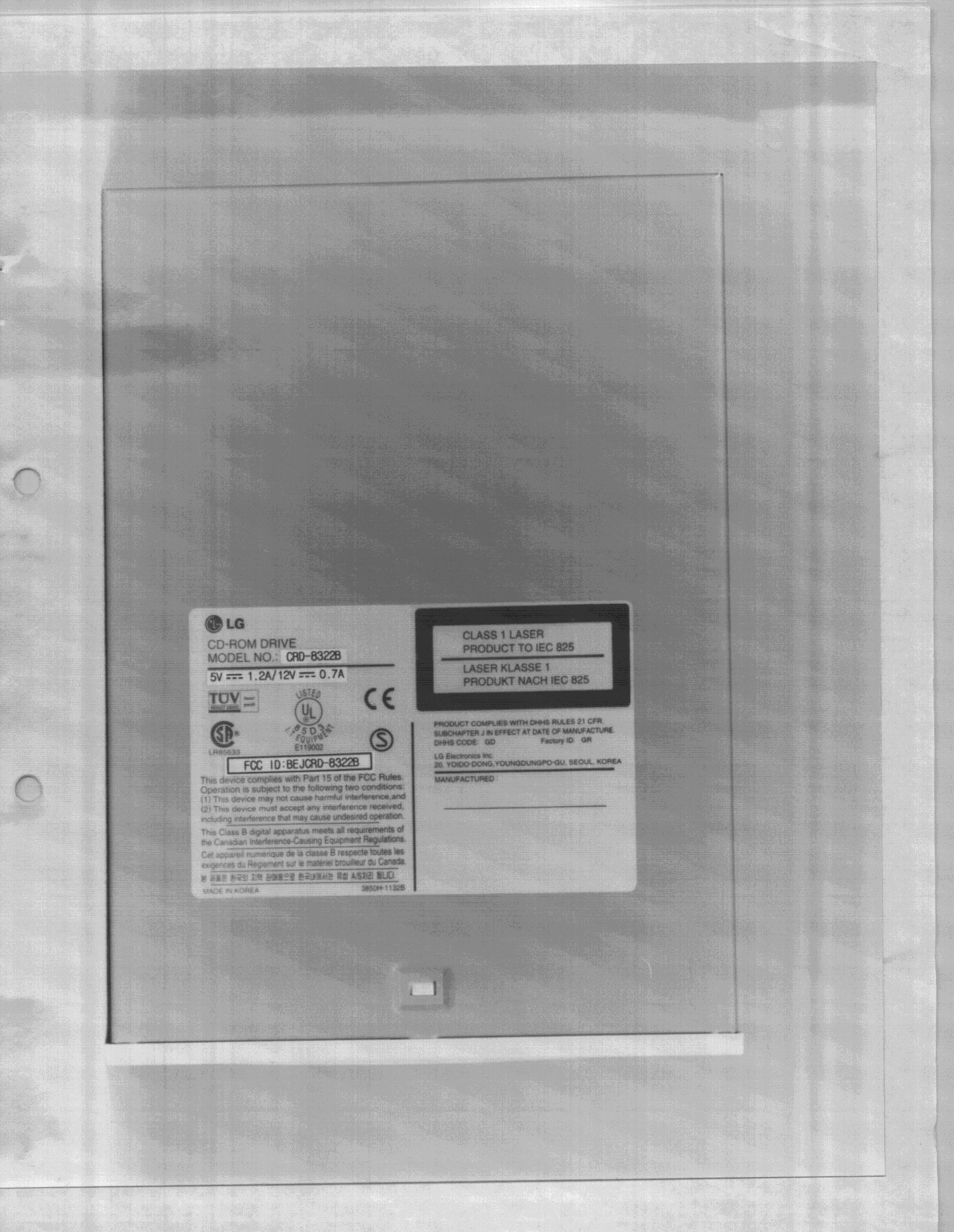 Product image for BEJCRD-8322B