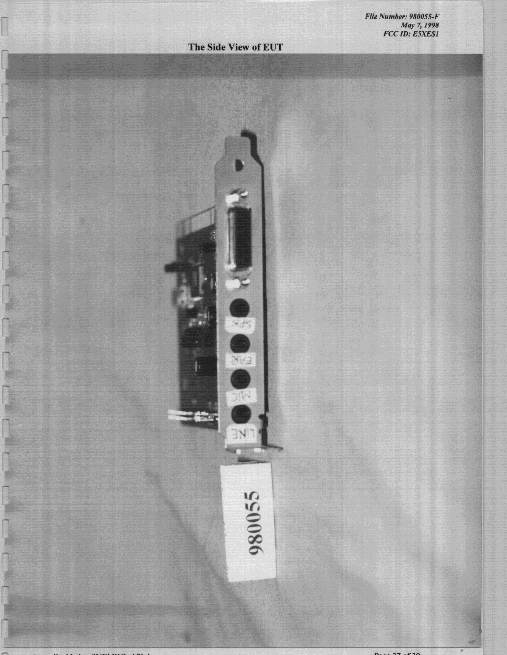 Product image for E5XES1