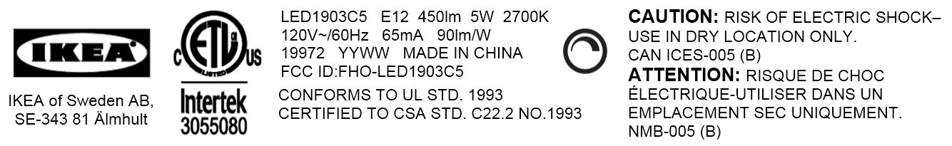 Product image for FHO-LED1903C5