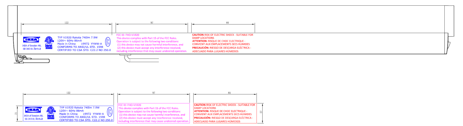 Product image for FHO-V1920