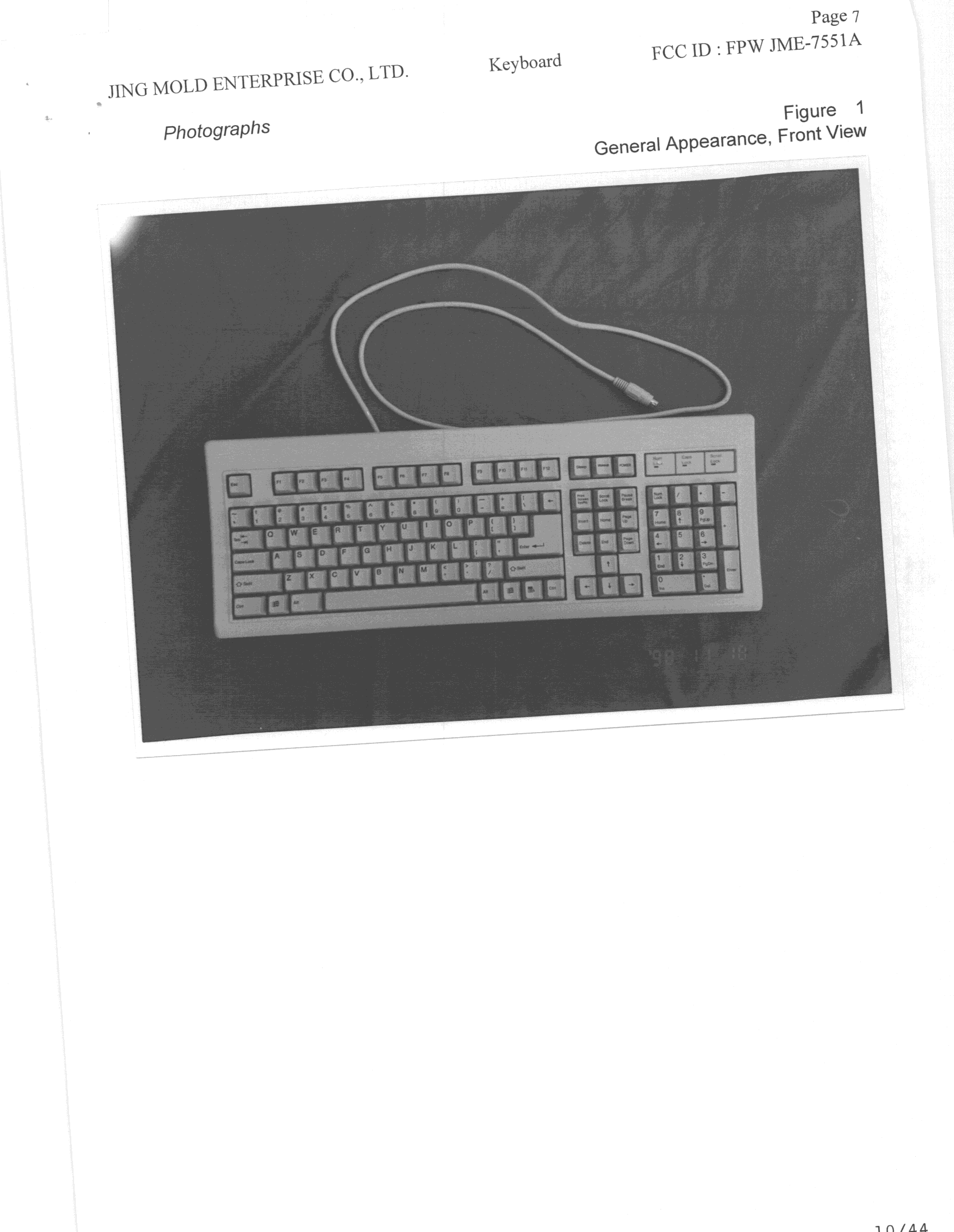 Product image for FPWJME-7551A