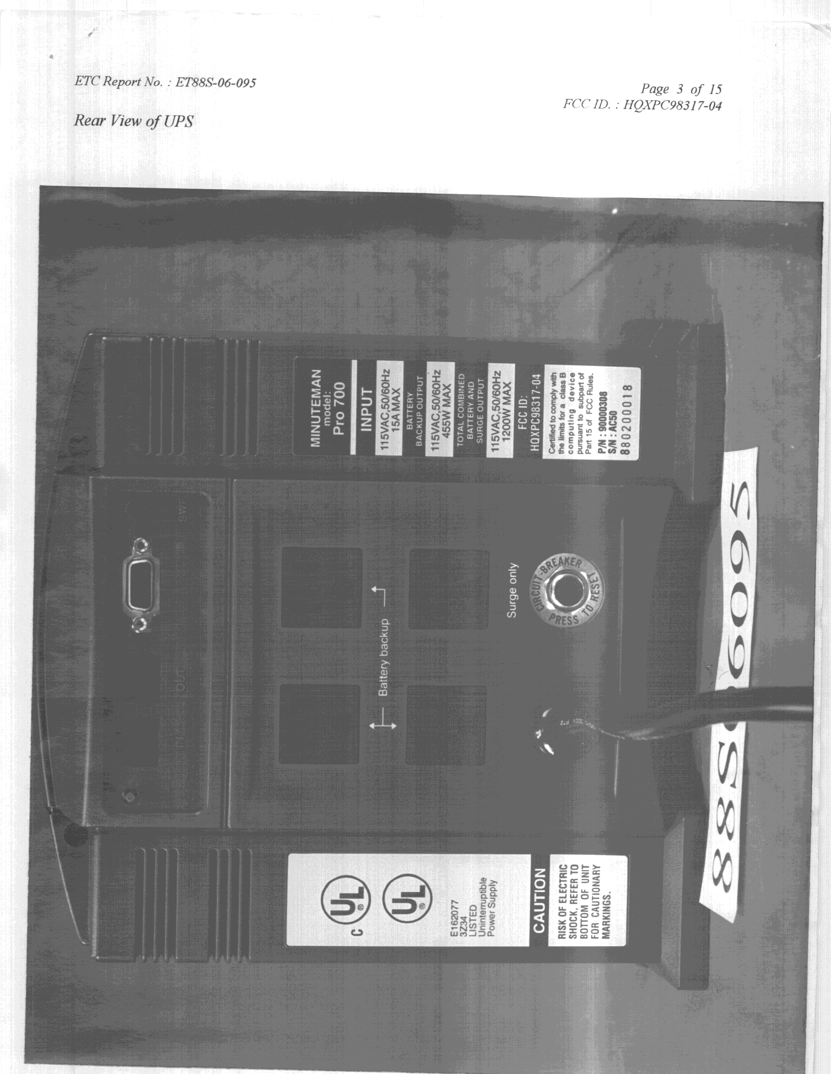 Product image for HQXPC98317-04