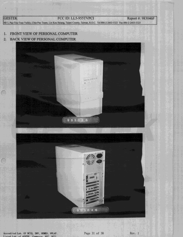 Product image for LL5-955TVPCI