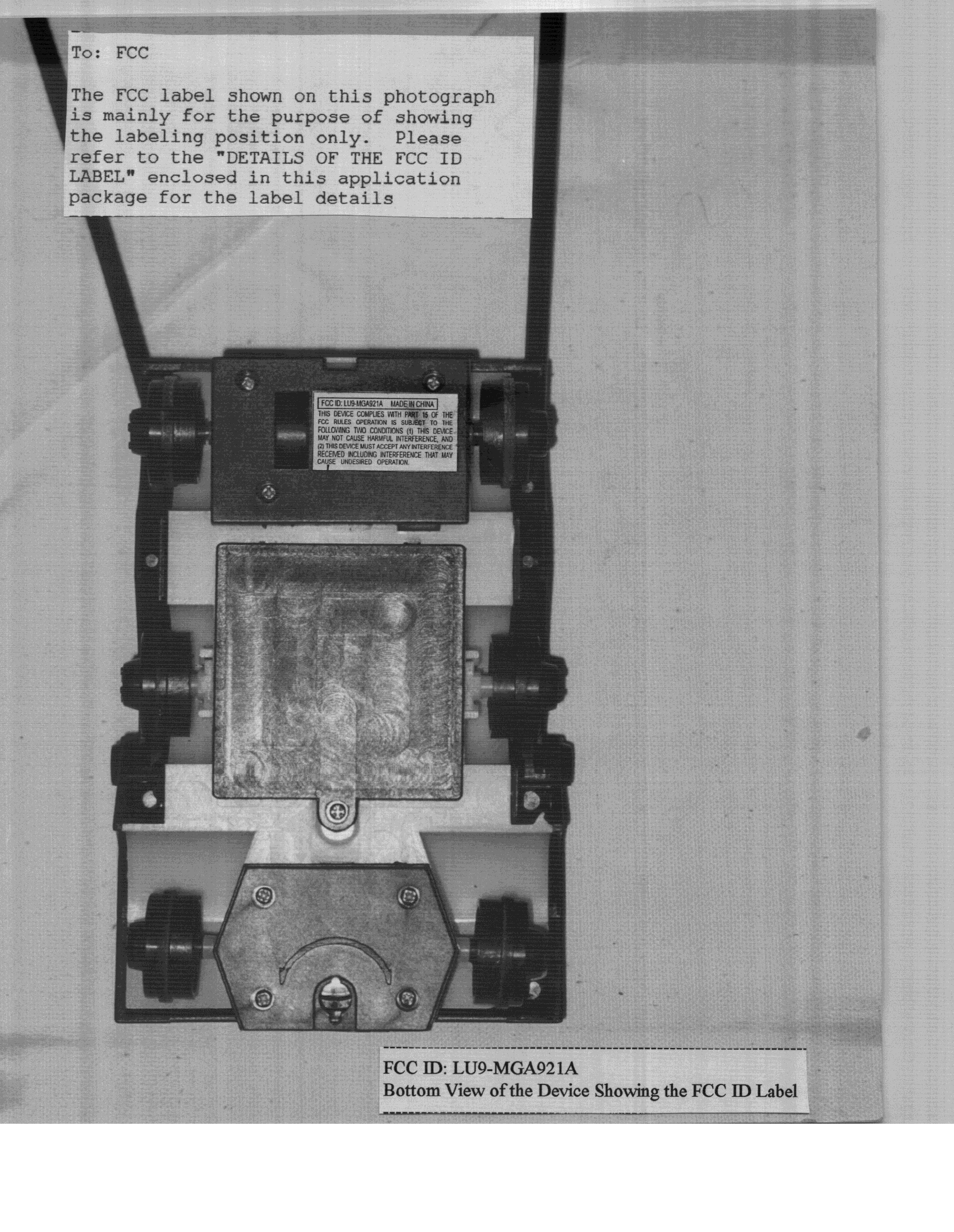 Product image for LU9-MGA921A