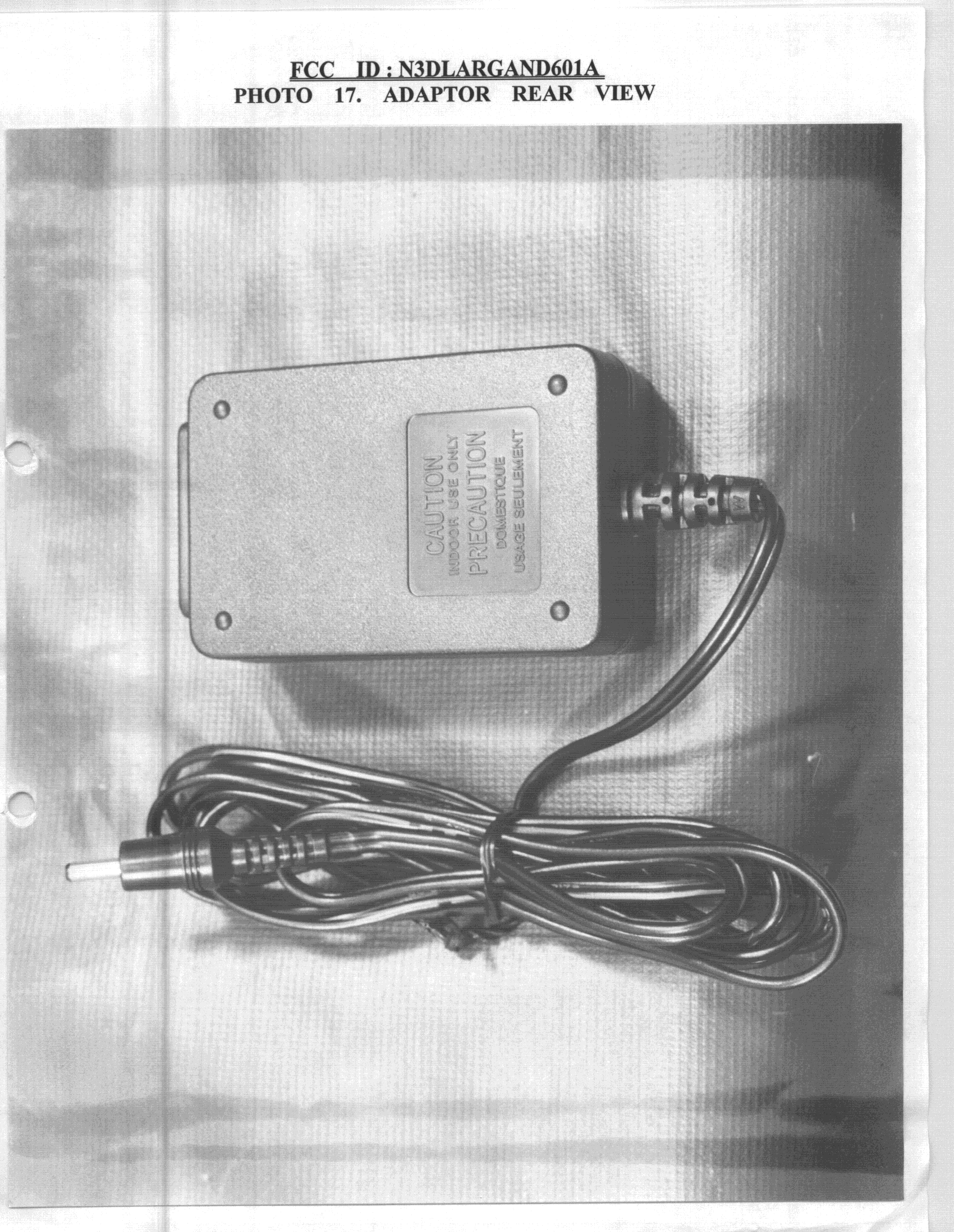 Product image for N3DLARGAND601A