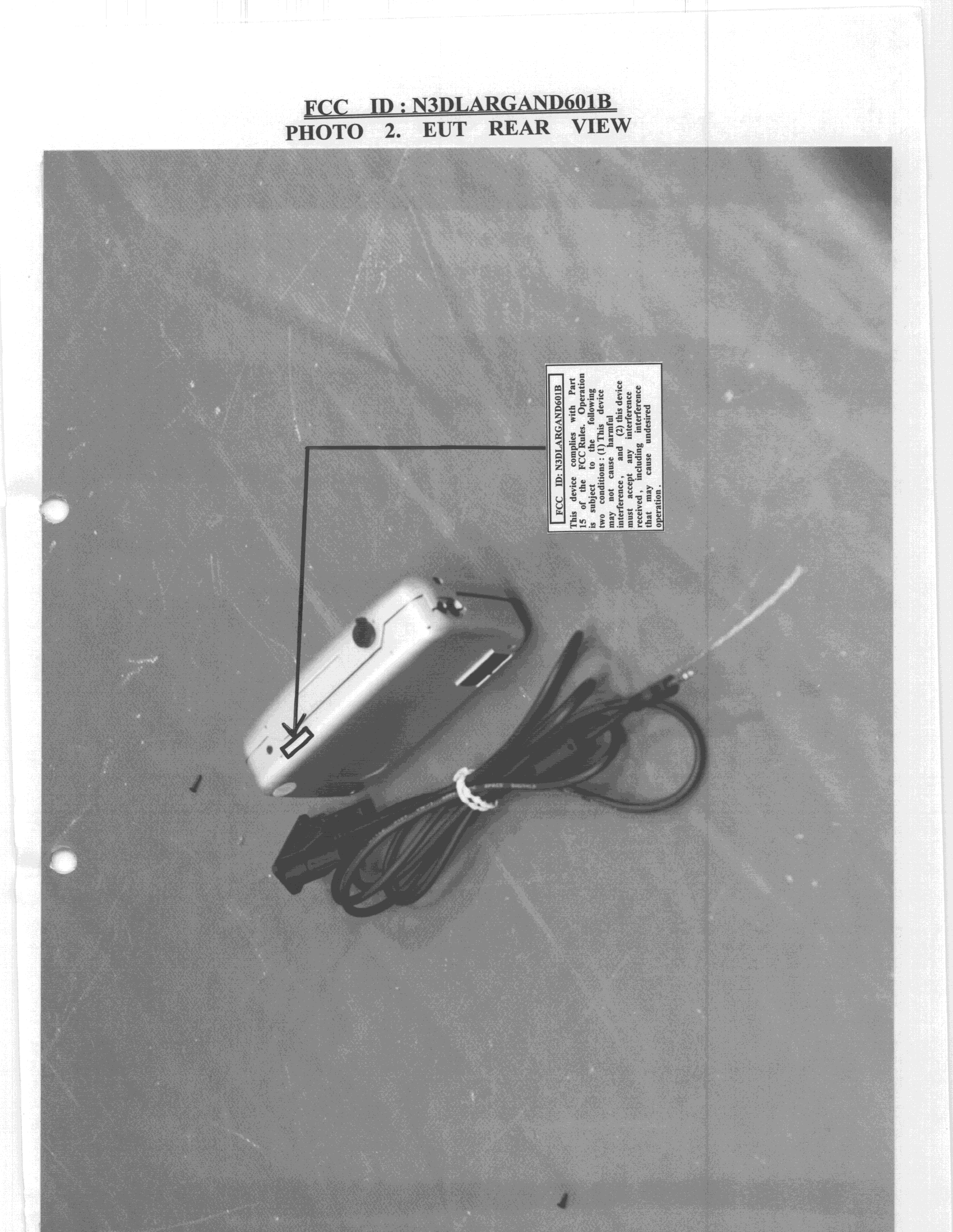 Product image for N3DLARGAND601B