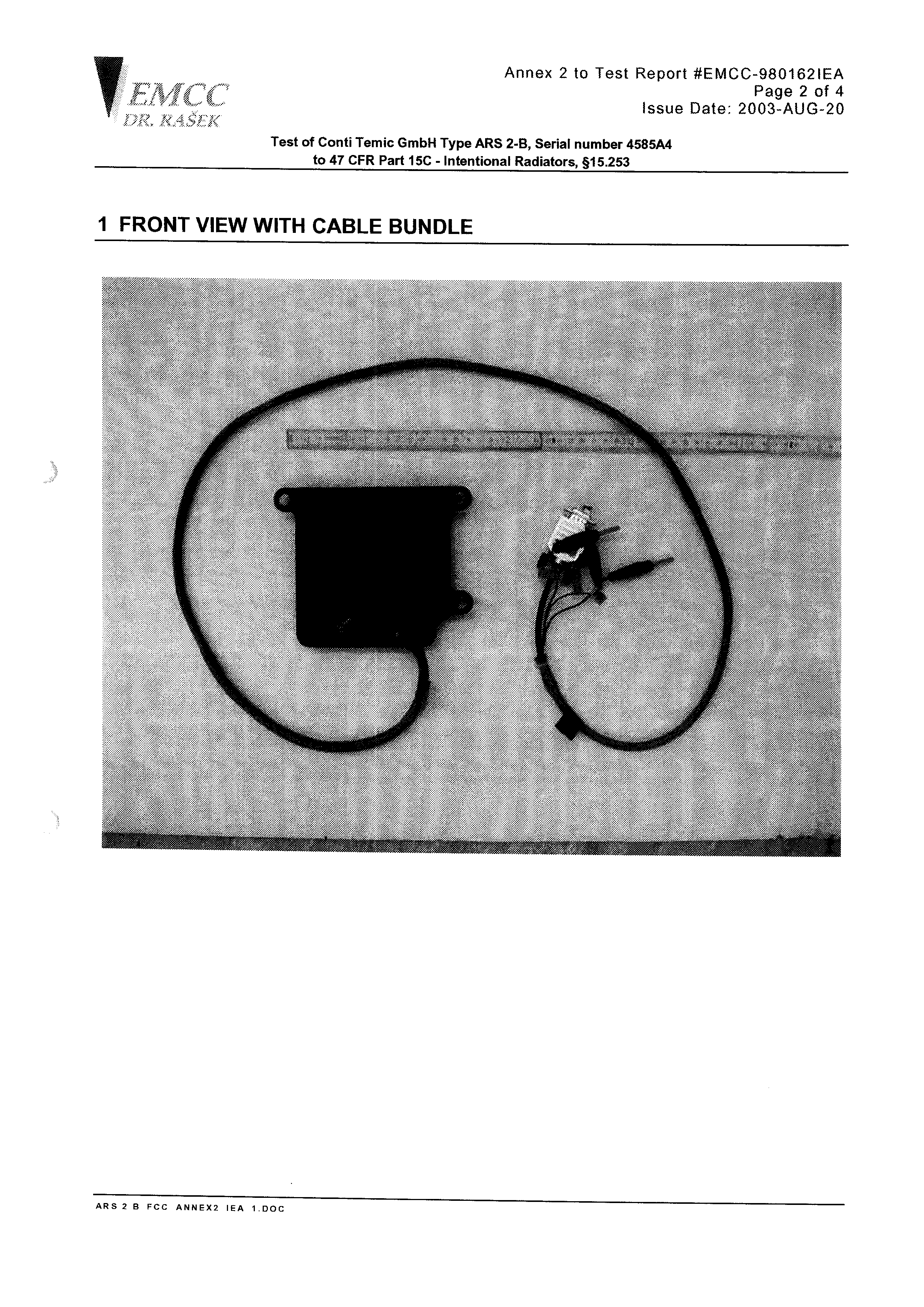 Product image for OAYARS2-B