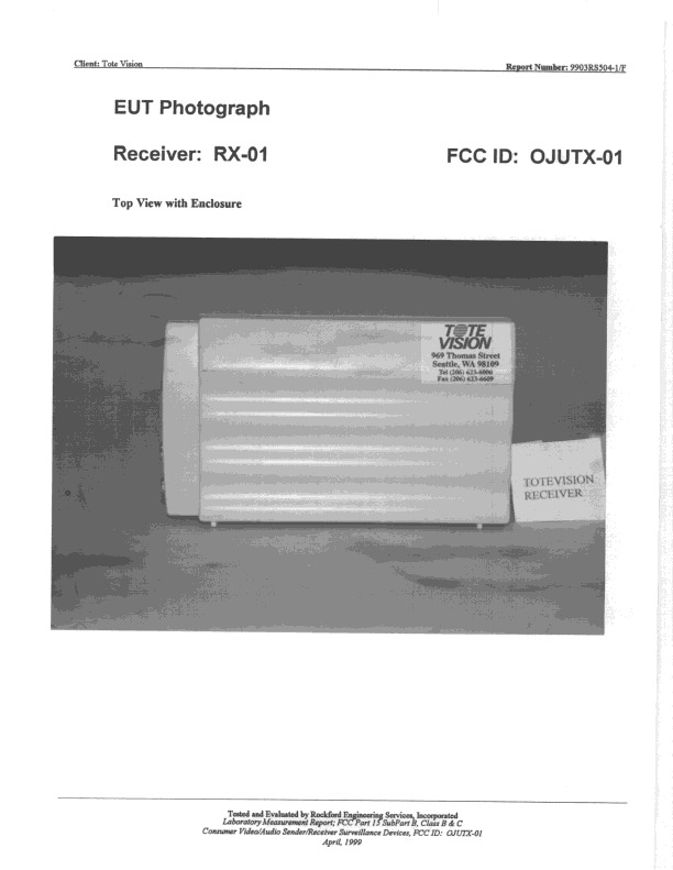 Product image for OJUTX-01