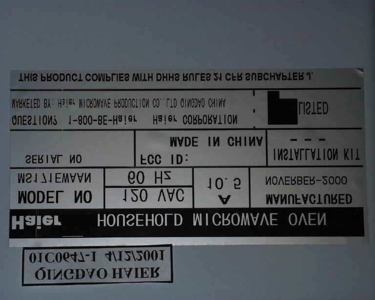 Product image for PKAXZHM06750W