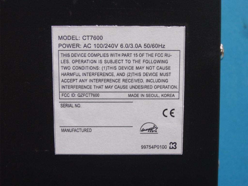 Product image for QZFCT7600