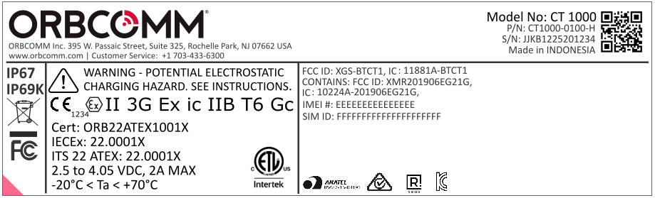 Product image for XGS-BTCT1
