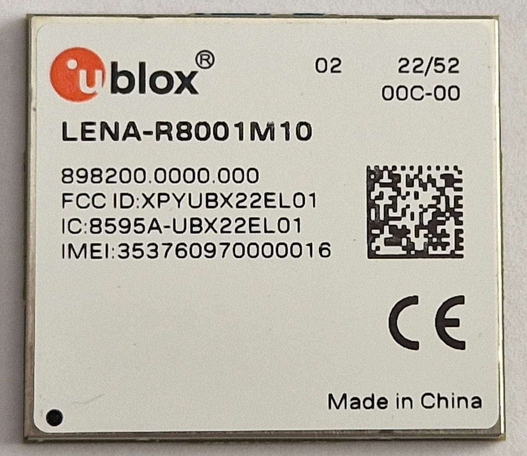 Product image for XPYUBX22EL01